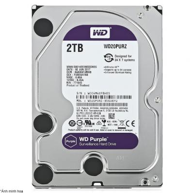 Ổ CỨNG HDD WESTERN DIGITAL WD 2TB 3.5″ SATA 3 – WD20PURZ